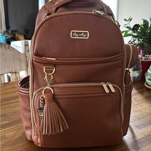 Itzy Ritzy Tan Diaper Backpack
